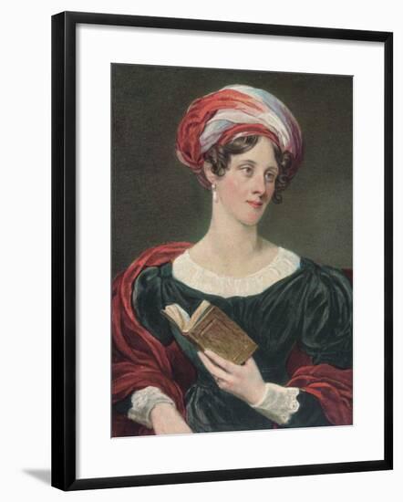 Miniature Portrait of Eliza Katherine Crawley, by Sir William Charles Ross, 19th century, (1903)-Sir William Charles Ross-Framed Giclee Print