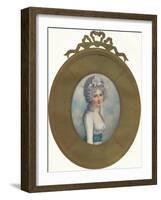 Miniature Portrait of Katherine, Lady Manners, Later Lady Huntingtower, 1787, (1907)-Richard Cosway-Framed Giclee Print