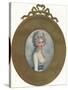 Miniature Portrait of Katherine, Lady Manners, Later Lady Huntingtower, 1787, (1907)-Richard Cosway-Stretched Canvas