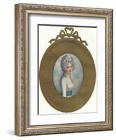 Miniature Portrait of Katherine, Lady Manners, Later Lady Huntingtower, 1787, (1907)-Richard Cosway-Framed Giclee Print