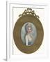 Miniature Portrait of Katherine, Lady Manners, Later Lady Huntingtower, 1787, (1907)-Richard Cosway-Framed Giclee Print