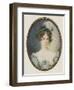 Miniature Portrait of Lady-Michele Rapisardi-Framed Giclee Print
