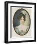 Miniature Portrait of Lady-Michele Rapisardi-Framed Giclee Print