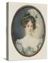 Miniature Portrait of Lady-Michele Rapisardi-Stretched Canvas