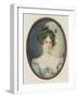 Miniature Portrait of Lady-Michele Rapisardi-Framed Giclee Print