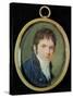 Miniature Portrait of Ludwig Van Beethoven (1770-1827), 1802-Christian Hornemann-Stretched Canvas