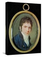 Miniature Portrait of Ludwig Van Beethoven (1770-1827), 1802-Christian Hornemann-Stretched Canvas