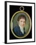 Miniature Portrait of Ludwig Van Beethoven (1770-1827), 1802-Christian Hornemann-Framed Giclee Print