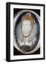 Miniature portrait of Queen Elizabeth I, 16th century-Nicholas Hilliard-Framed Giclee Print