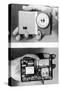 Miniature Radio Set in 1957-null-Stretched Canvas