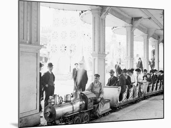 Miniature Railway, Coney Island, New York-null-Mounted Photo