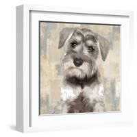 Miniature Schnauser-Keri Rodgers-Framed Art Print