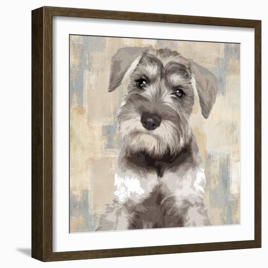 Miniature Schnauser-Keri Rodgers-Framed Art Print