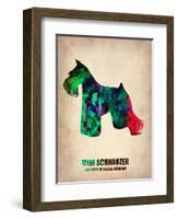 Miniature Schnauzer Poster-NaxArt-Framed Art Print