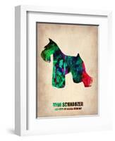 Miniature Schnauzer Poster-NaxArt-Framed Art Print