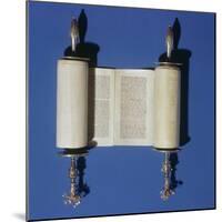 Miniature Torah Scroll, Probably English, circa 1765-null-Mounted Giclee Print