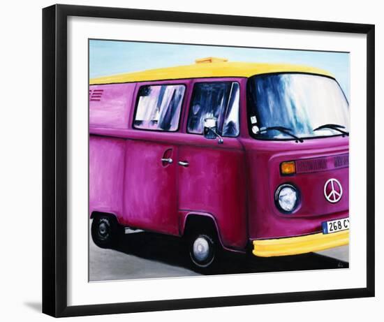 Minibus-Aviva Brooks-Framed Art Print