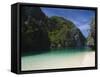 Miniloc Island, Big Lagoon, Bacuit Bay, El Nido Town, Palawan Province, Philippines, Southeast Asia-Kober Christian-Framed Stretched Canvas