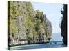 Miniloc Island Big Lagoon, Bacuit Bay, Palawan, Philippines, Southeast Asia, Asia-null-Stretched Canvas