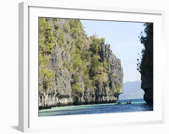 Miniloc Island Big Lagoon, Bacuit Bay, Palawan, Philippines, Southeast Asia, Asia-null-Framed Photographic Print