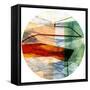 Minimal Circle II-Sisa Jasper-Framed Stretched Canvas