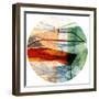 Minimal Circle II-Sisa Jasper-Framed Art Print