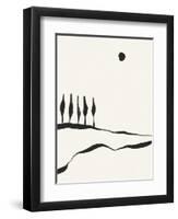 Minimal Line Landscape #1-Alisa Galitsyna-Framed Photographic Print