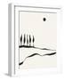 Minimal Line Landscape #1-Alisa Galitsyna-Framed Photographic Print