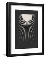 Minimal Moon-Orara Studio-Framed Photographic Print