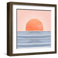 Minimal Sunrise Ii-Unknown Unknown-Framed Art Print