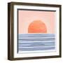 Minimal Sunrise Ii-Unknown Unknown-Framed Art Print