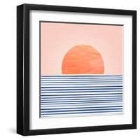 Minimal Sunrise Ii-Unknown Unknown-Framed Art Print