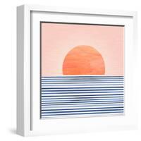 Minimal Sunrise Ii-Unknown Unknown-Framed Art Print