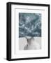 Minimalism, contemporary art collage-Volodymyr Melnyk-Framed Art Print