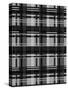 Minimalist Black and Whit Plaid 04-LightBoxJournal-Stretched Canvas