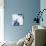 Minimalist Blue & White I-Jodi Fuchs-Mounted Art Print displayed on a wall