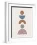 Minimalist Boho II Dark-Moira Hershey-Framed Art Print