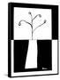 Minimalist Flower in Vase III-Jennifer Goldberger-Framed Stretched Canvas