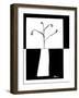 Minimalist Flower in Vase III-Jennifer Goldberger-Framed Art Print