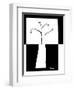 Minimalist Flower in Vase III-Jennifer Goldberger-Framed Art Print