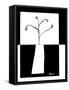 Minimalist Flower in Vase III-Jennifer Goldberger-Framed Stretched Canvas