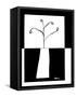 Minimalist Flower in Vase III-Jennifer Goldberger-Framed Stretched Canvas