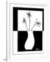 Minimalist Flower in Vase IV-Jennifer Goldberger-Framed Art Print
