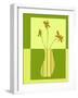 Minimalist Flowers in Green III-Goldberger & Archie-Framed Art Print