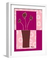 Minimalist Flowers in Pink III-Goldberger & Archie-Framed Art Print