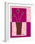 Minimalist Flowers in Pink III-Goldberger & Archie-Framed Art Print