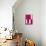 Minimalist Flowers in Pink III-Goldberger & Archie-Stretched Canvas displayed on a wall