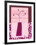 Minimalist Flowers in Pink IV-Goldberger & Archie-Framed Art Print