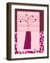 Minimalist Flowers in Pink IV-Goldberger & Archie-Framed Art Print