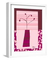 Minimalist Flowers in Pink IV-Goldberger & Archie-Framed Art Print